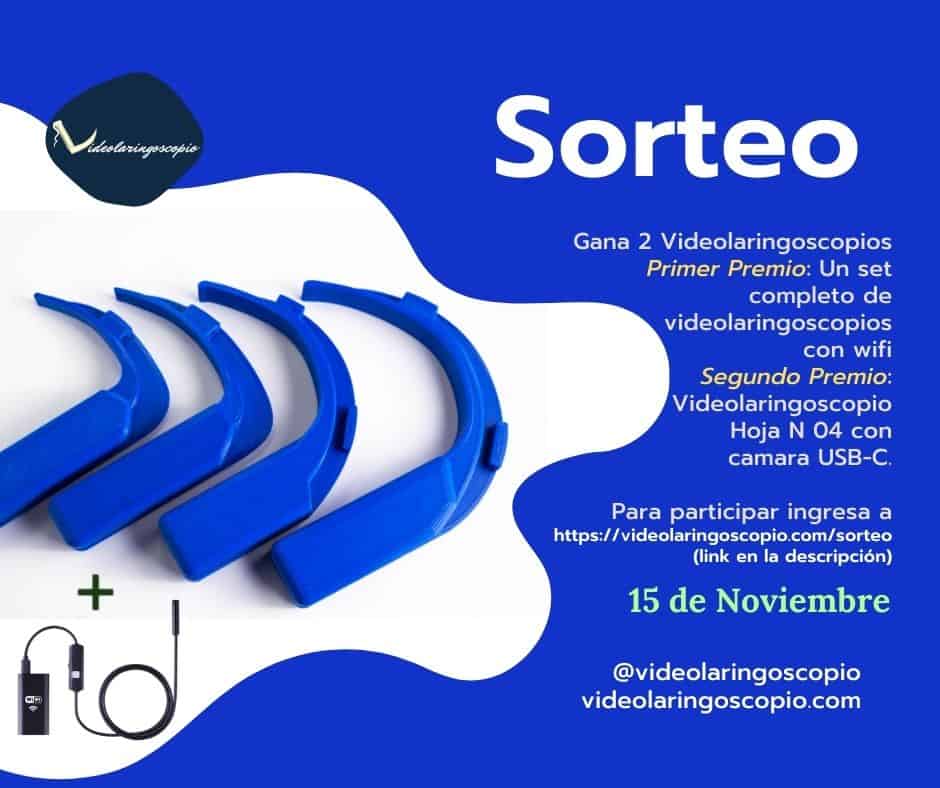 sorteo videolaringoscopio