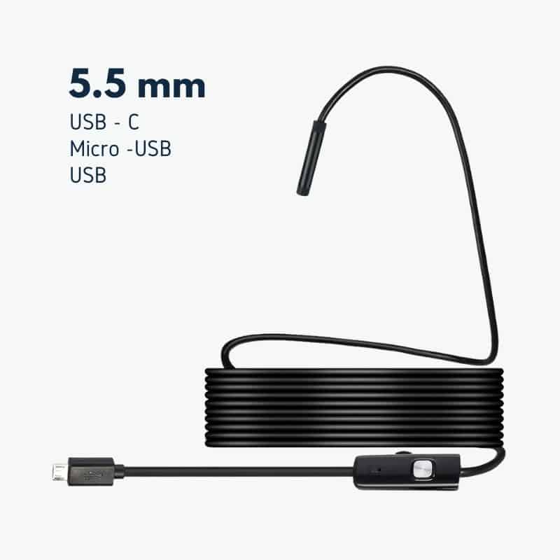 camara usb 5.5mm